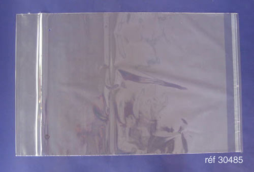 Pochette transparente rabat adhésif 40 x 60 cm par 100